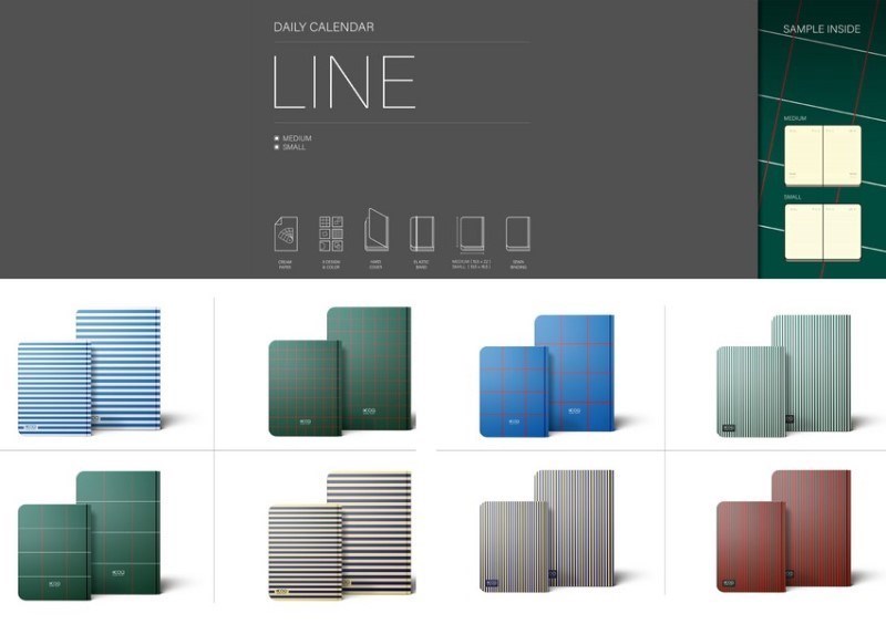 تصویر  سالنامه روزشمار لاين 1405 (نيم وزيري)