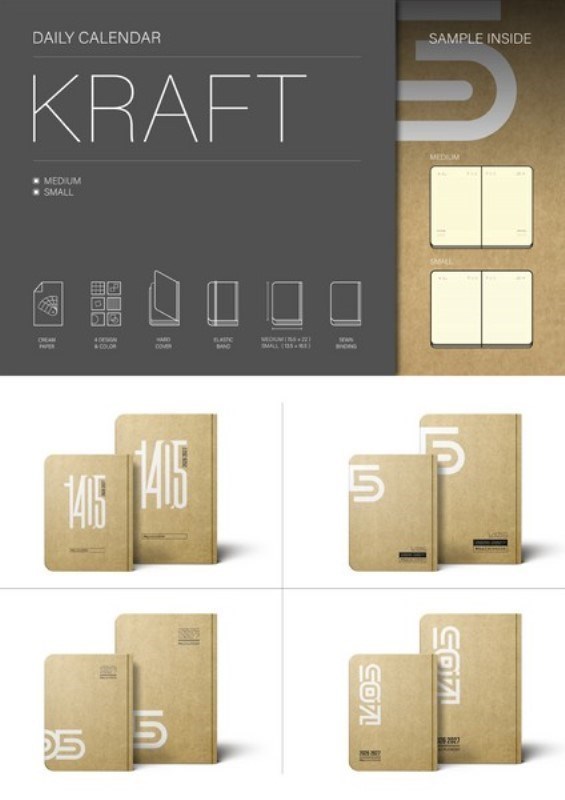 تصویر  سالنامه روزشمار كرافت 1405 (نيم وزيري)